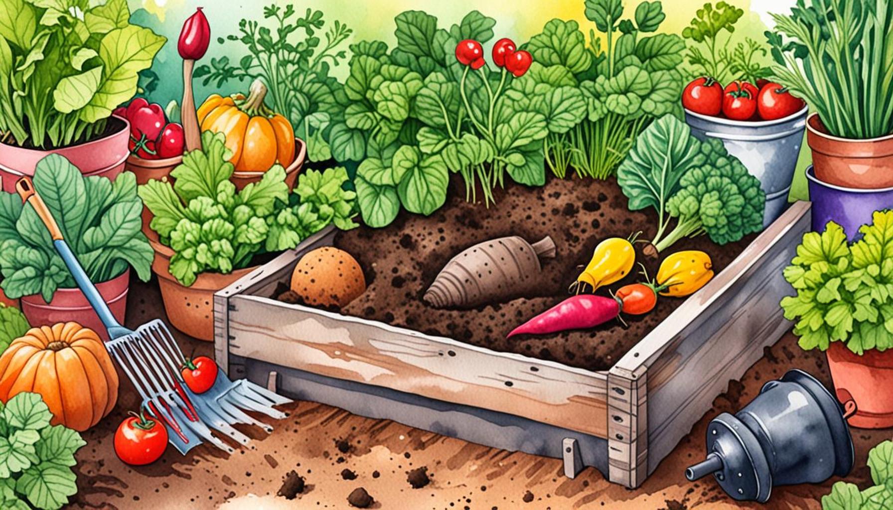 How to Use Composting to Enrich Your Vegetable Garden Soil: A Beginner’s Guide