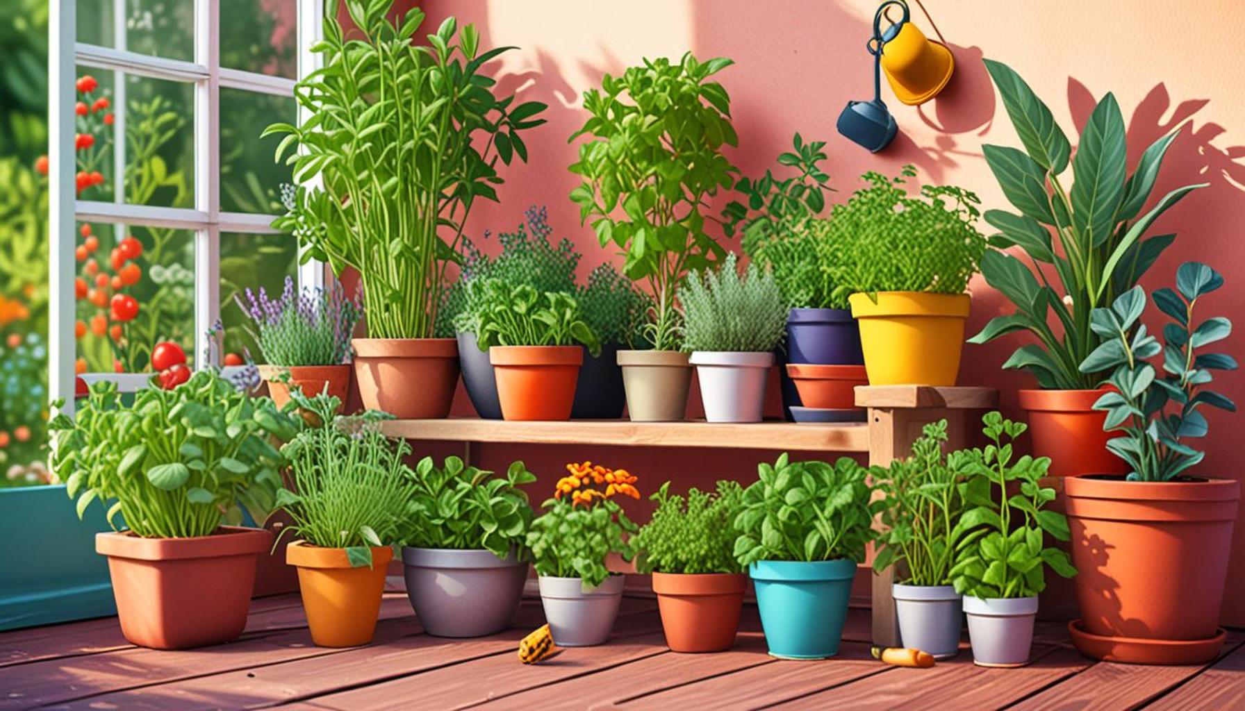 Cultivating a Sustainable Herb Garden: Tips for Beginners in Home Gardening